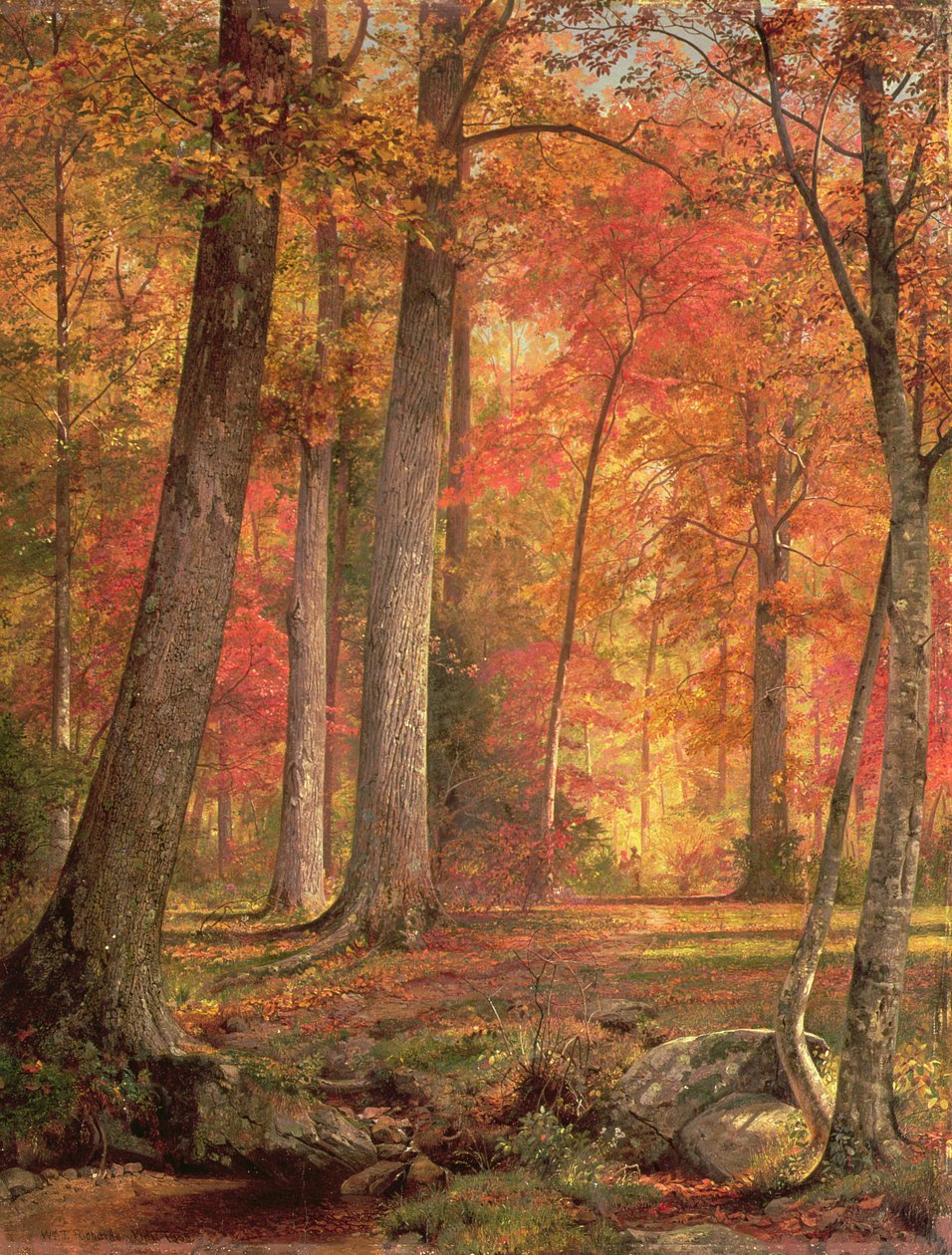 Ormandaki Yol, 1865 by William Trost Richards