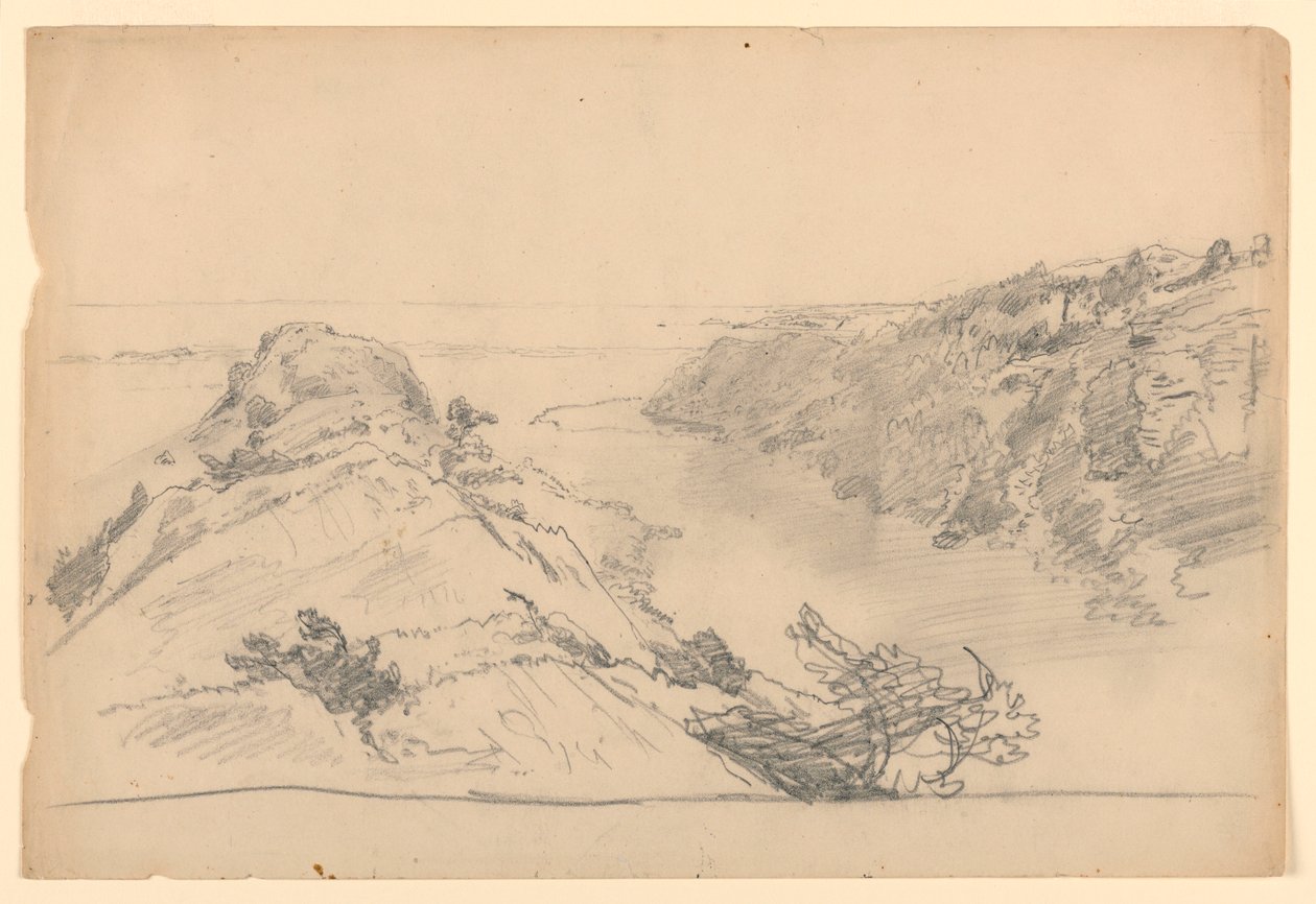 "Cennetten Araf'a, Newport" Çalışması by William Trost Richards