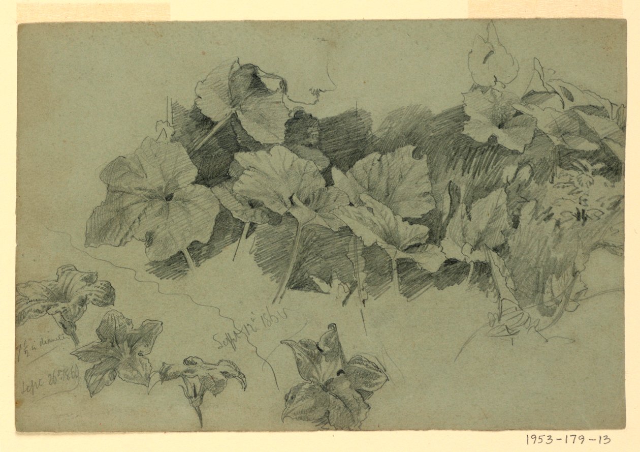 Yeşillik çalışması by William Trost Richards