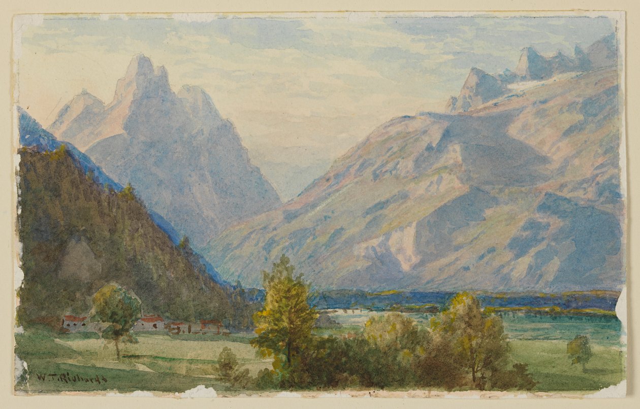 Peyzaj çalışması, Norveç by William Trost Richards