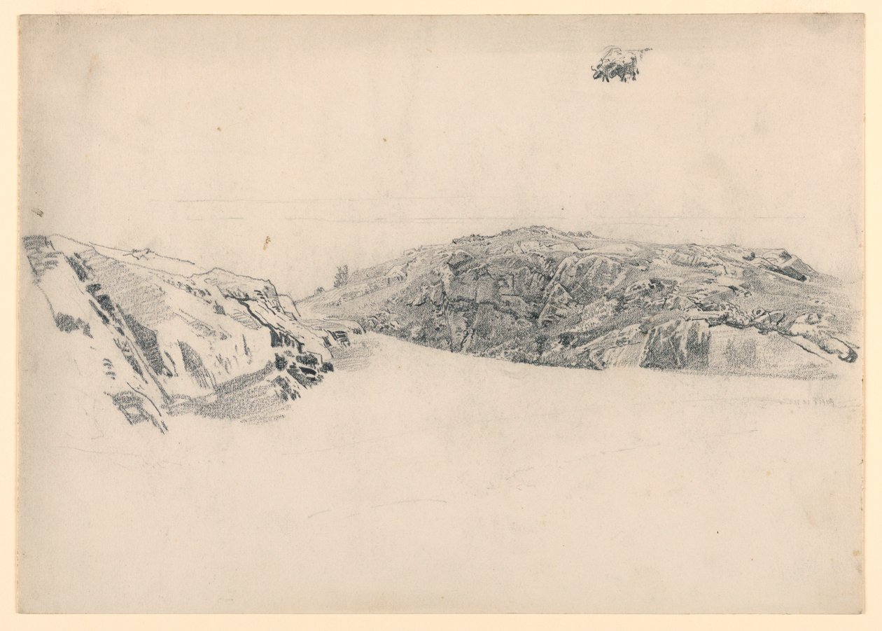 Deniz kıyısı çalışması, Rhode Island by William Trost Richards