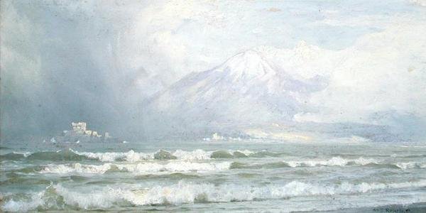 Kışın Vezüv by William Trost Richards