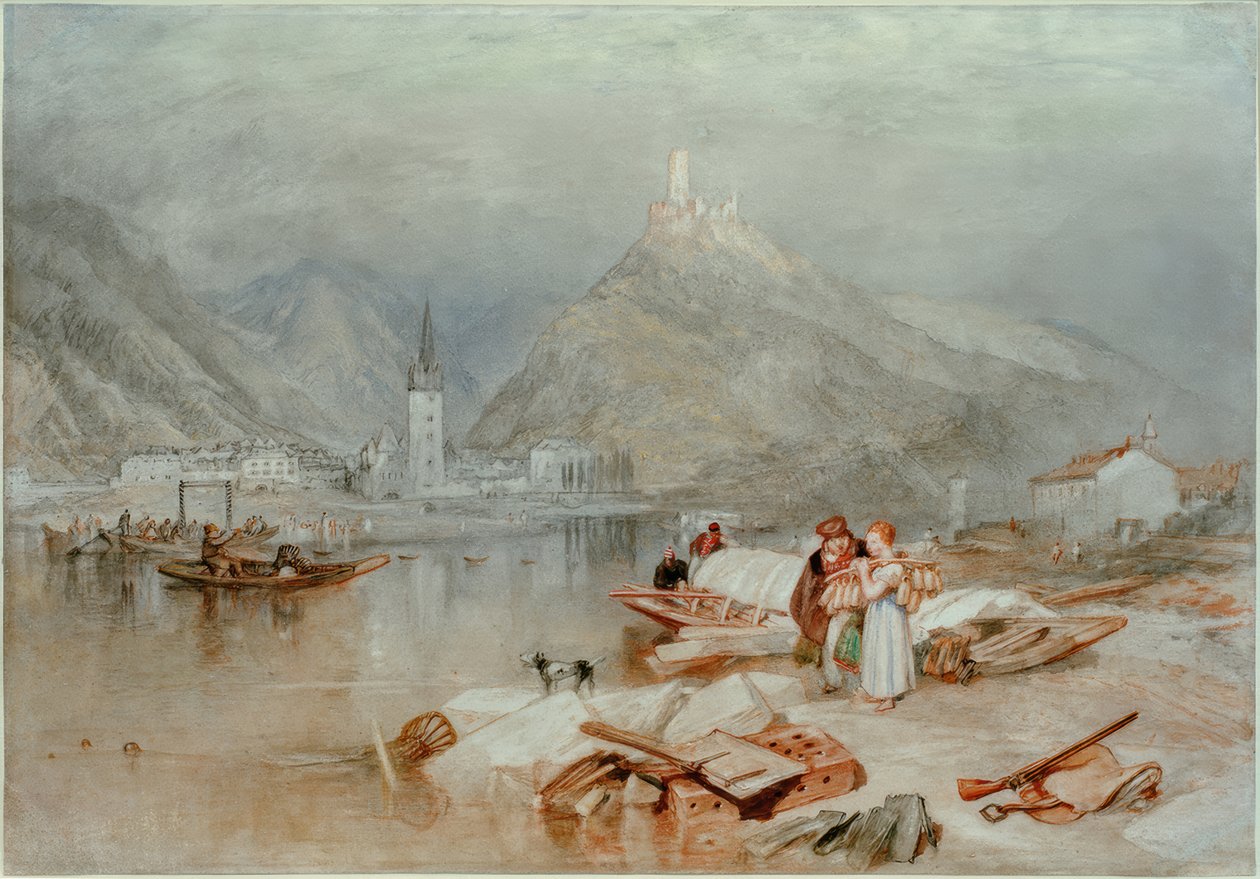 Moselle üzerinde Bernkastel by Joseph Mallord William Turner