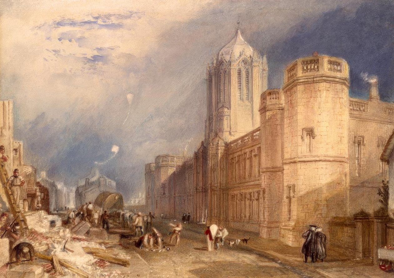 Christ Church Koleji, Oxford by Joseph Mallord William Turner