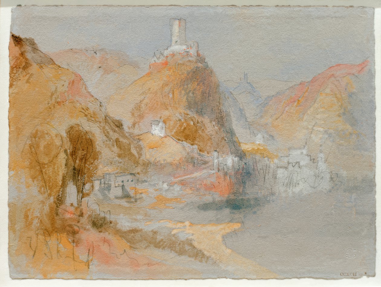 güneyden görülen Cochem by Joseph Mallord William Turner