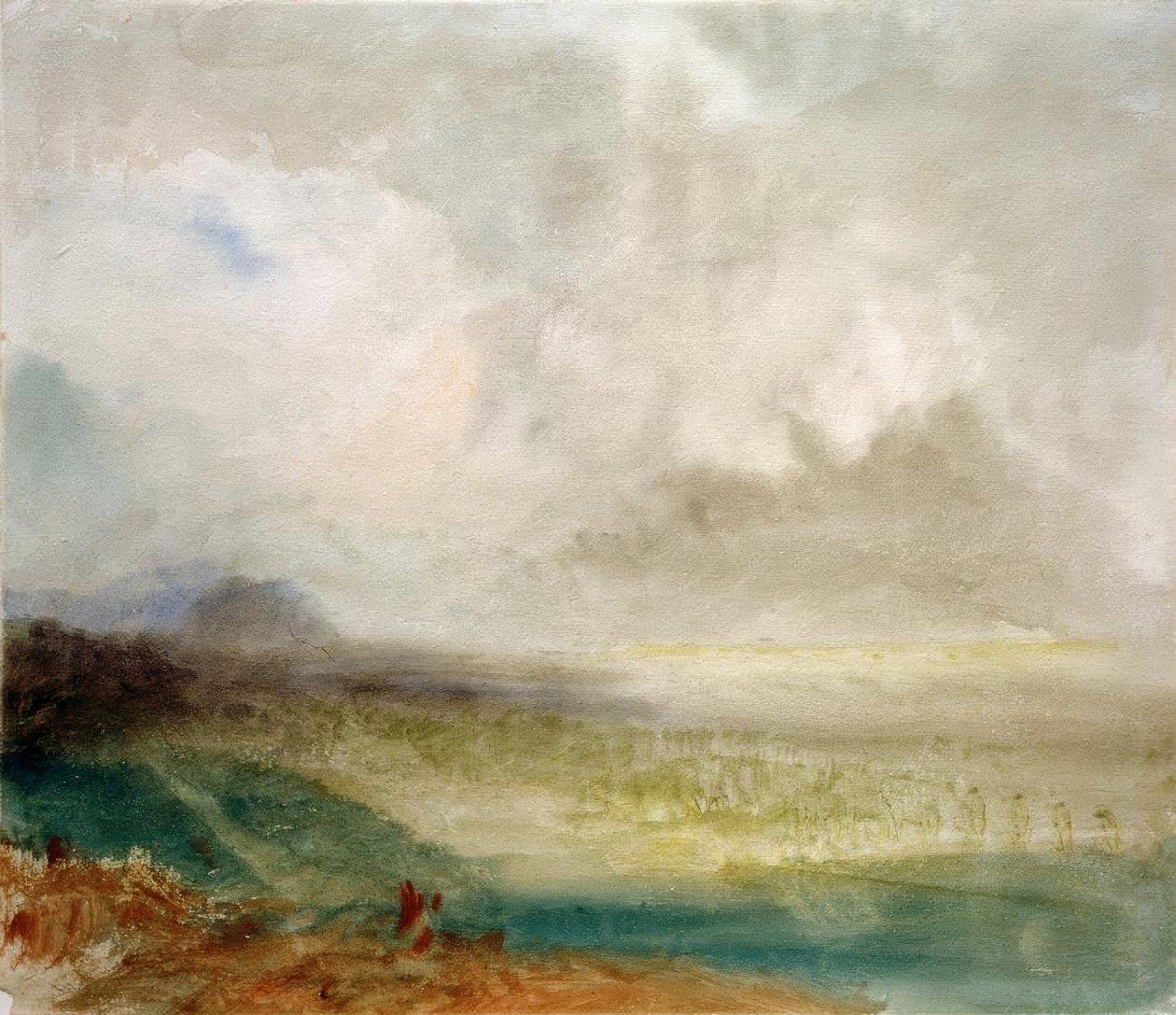 Sion yakınlarındaki Rhone Vadisi by Joseph Mallord William Turner