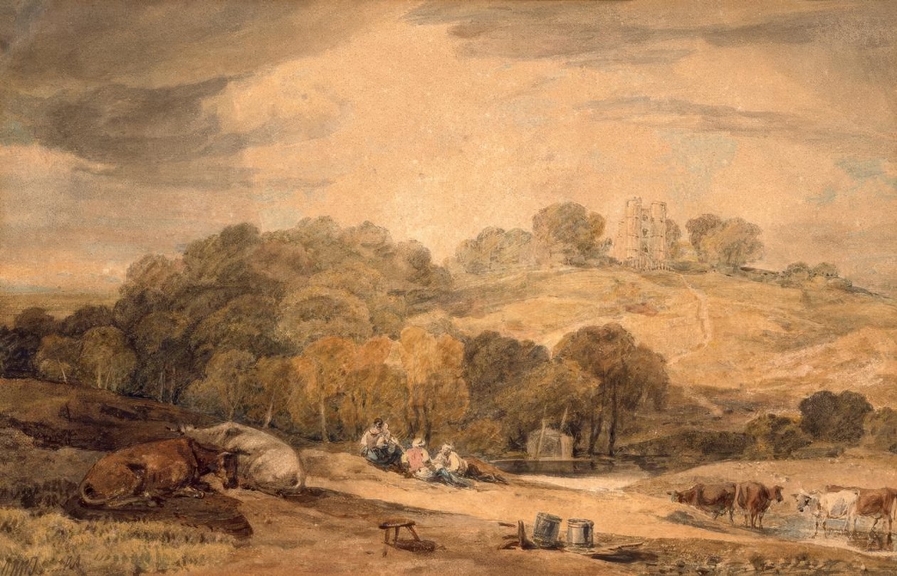 Donnington Kalesi, Newbury, Berkshire by Joseph Mallord William Turner