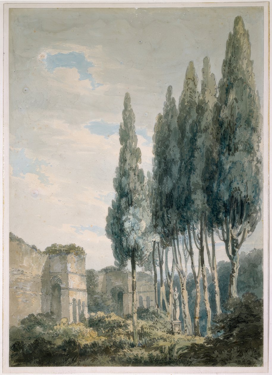 Ludovisi Bahçeleri, Roma by Joseph Mallord William Turner