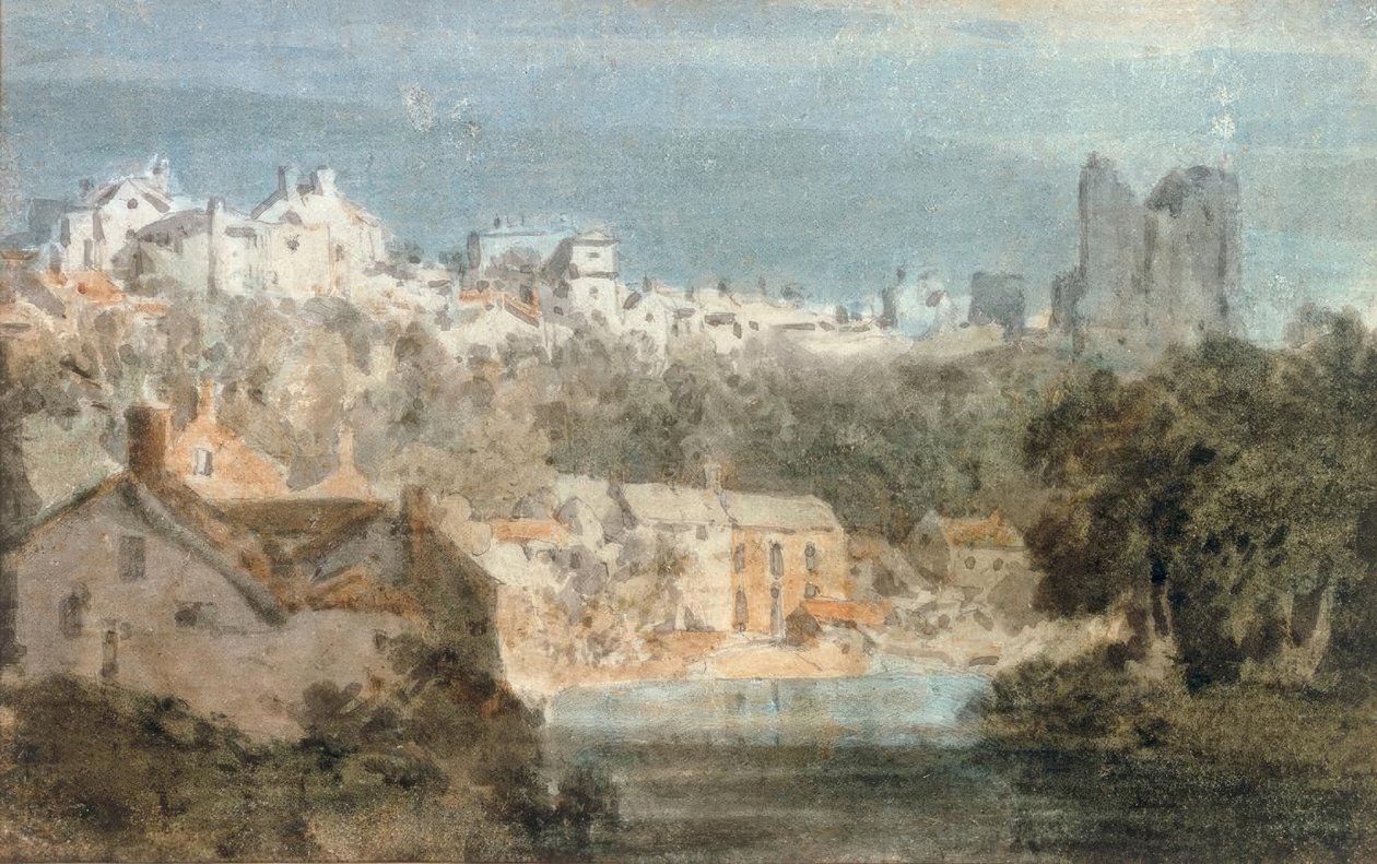 Knaresborough Kalesi, Yorkshire by Joseph Mallord William Turner