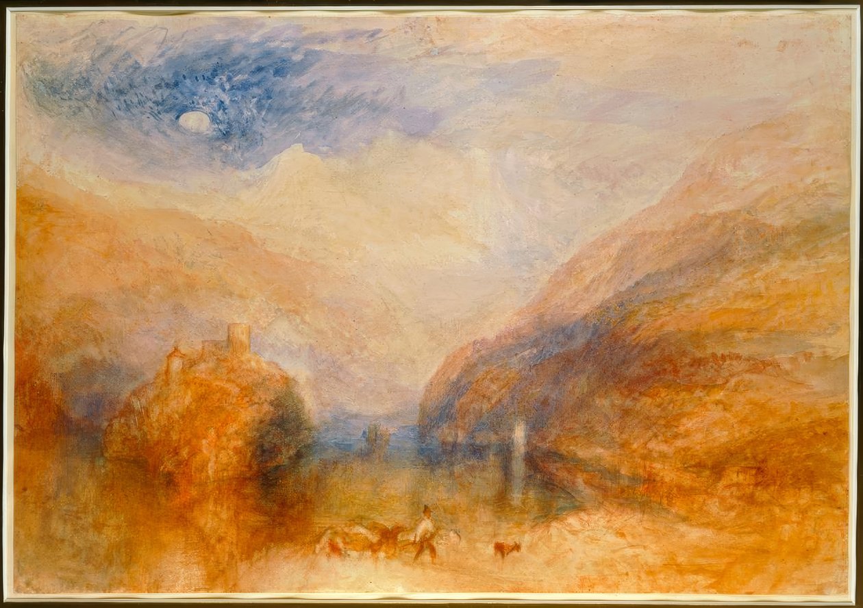 Brienz Gölü by Joseph Mallord William Turner