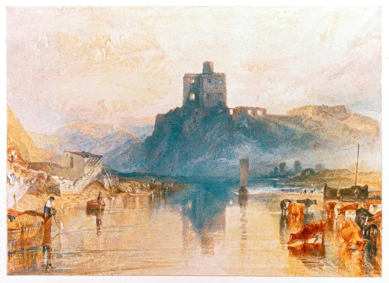 Norham Kalesi, Tweed Nehri üzerinde by Joseph Mallord William Turner
