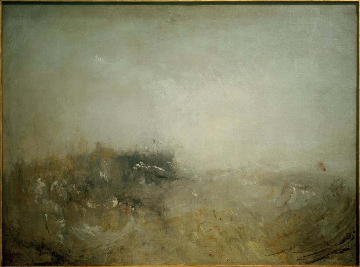 Dalgalı deniz by Joseph Mallord William Turner