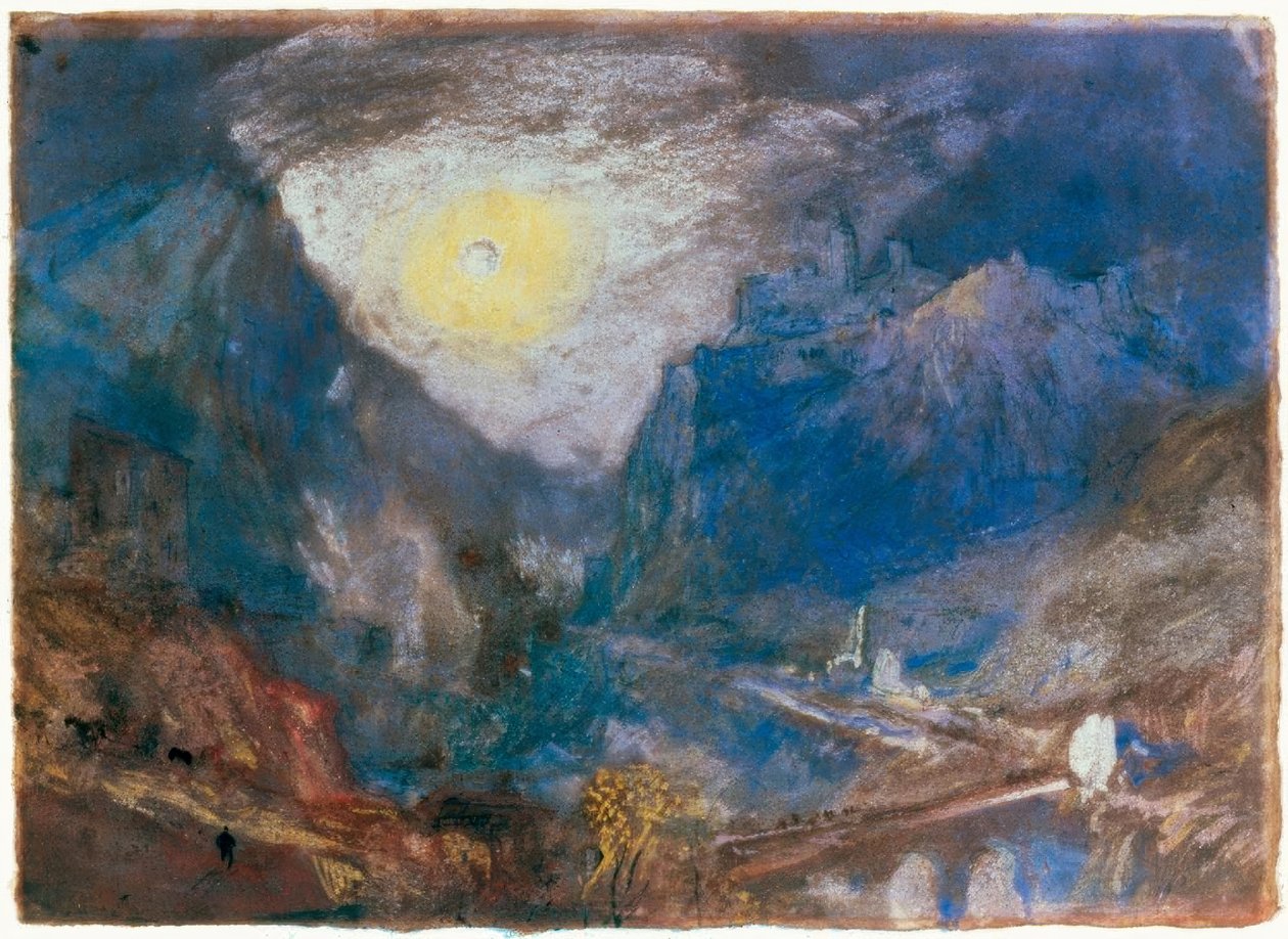 Konum stüdyosu Sisteron by Joseph Mallord William Turner