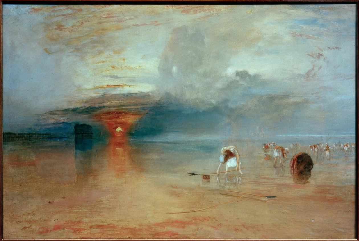 Calais plajı, gelgit. Fransız poisards olmak by Joseph Mallord William Turner