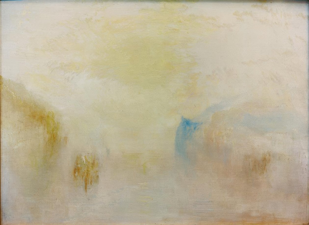 Headlands arasında bir tekne ile gün doğumu by Joseph Mallord William Turner
