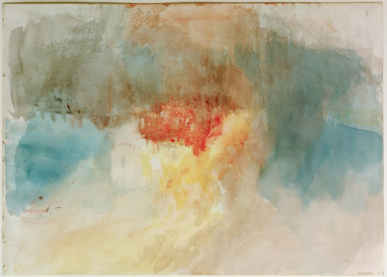 Parlamento evlerinin yakılması by Joseph Mallord William Turner