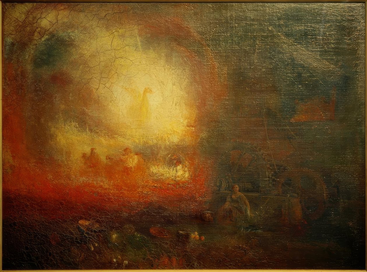 Yüz Dövüşün Kahramanı by Joseph Mallord William Turner