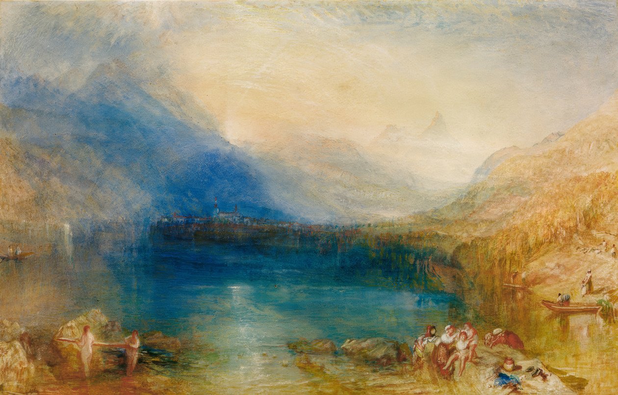 Zug Gölü: Sabah erken by Joseph Mallord William Turner