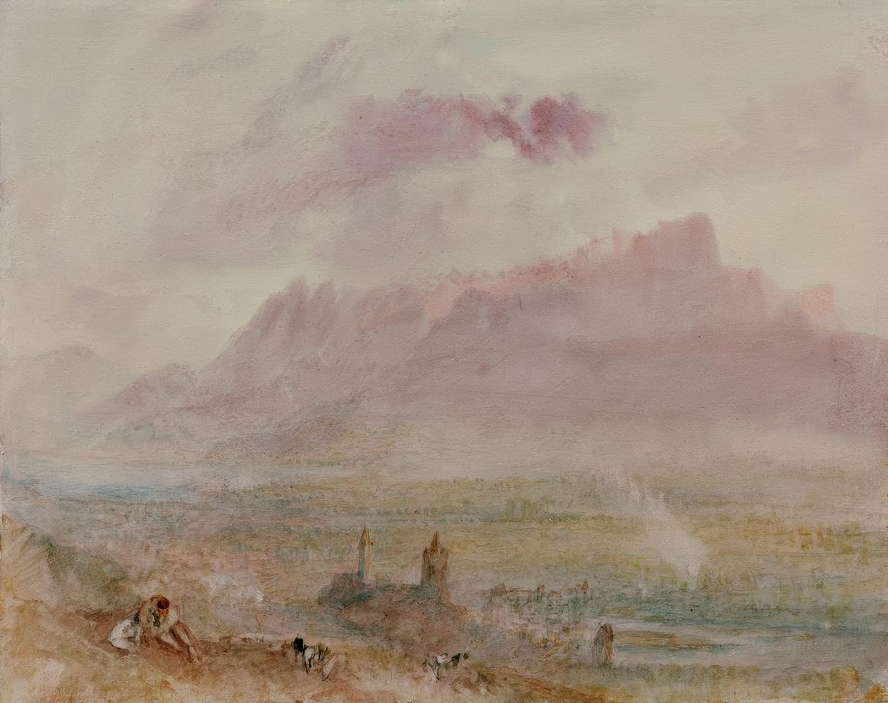 Kasaba Thun Gölü by Joseph Mallord William Turner
