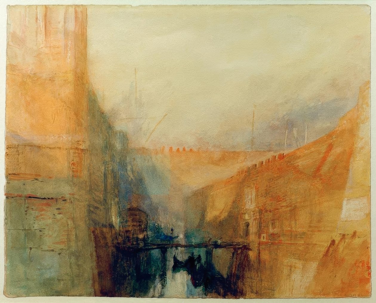 Venedik: Arsenal by Joseph Mallord William Turner