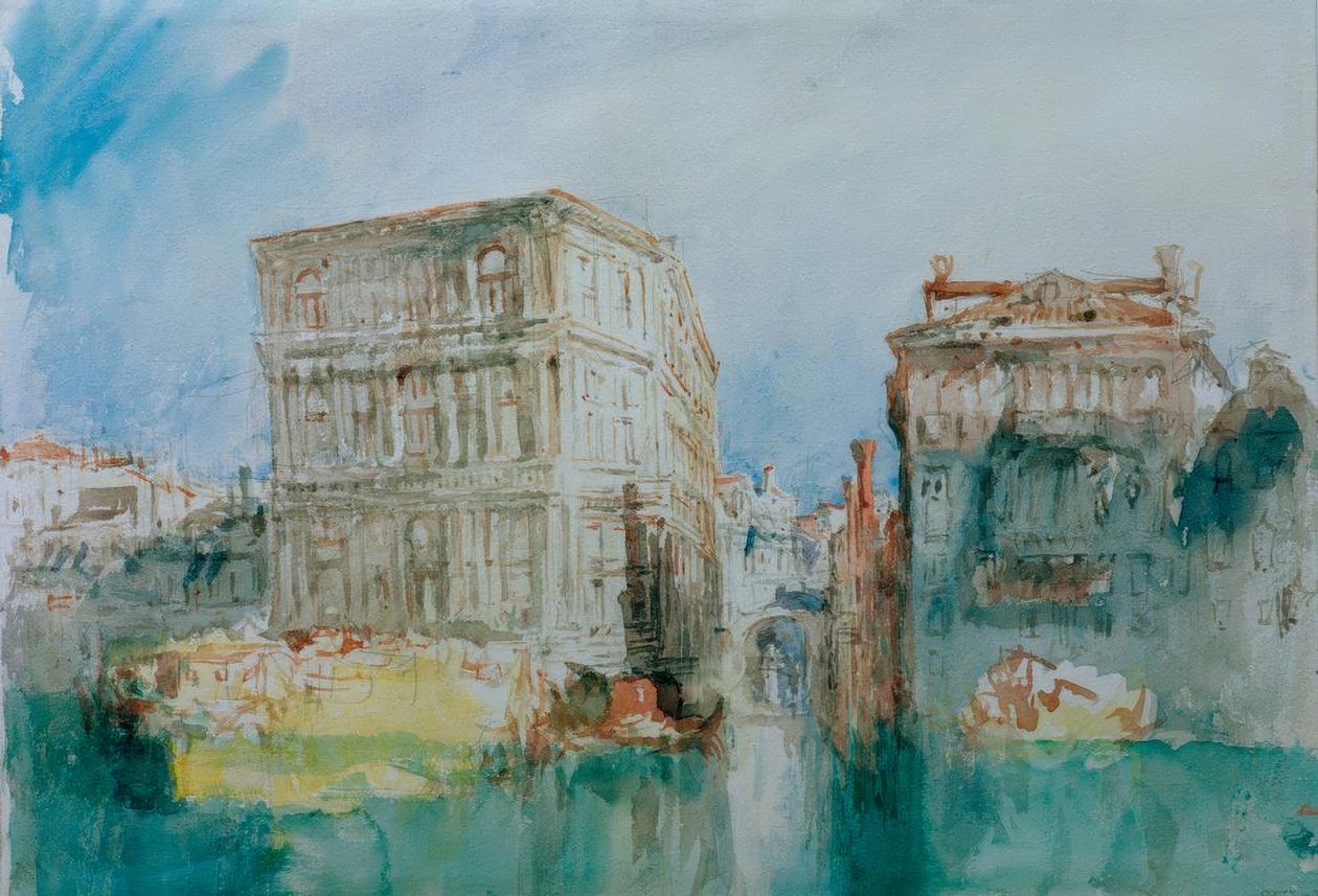 Venice: The Casa Grimani and Rio San Luca on the Grand cana by Joseph Mallord William Turner