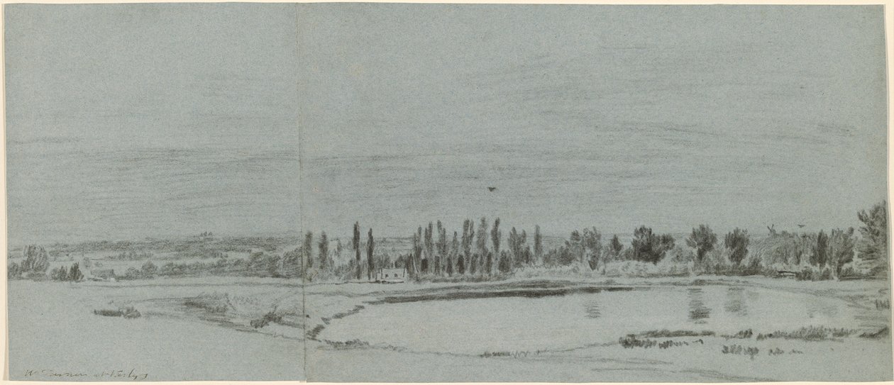 Göletli Geniş Manzara by William Turner of Oxford