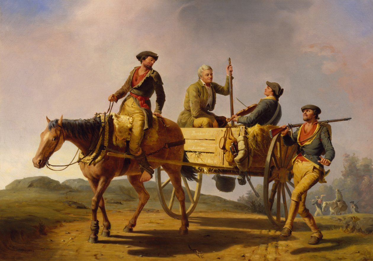 Savaştan Dönen 1776 Gazileri by William Tylee Ranney