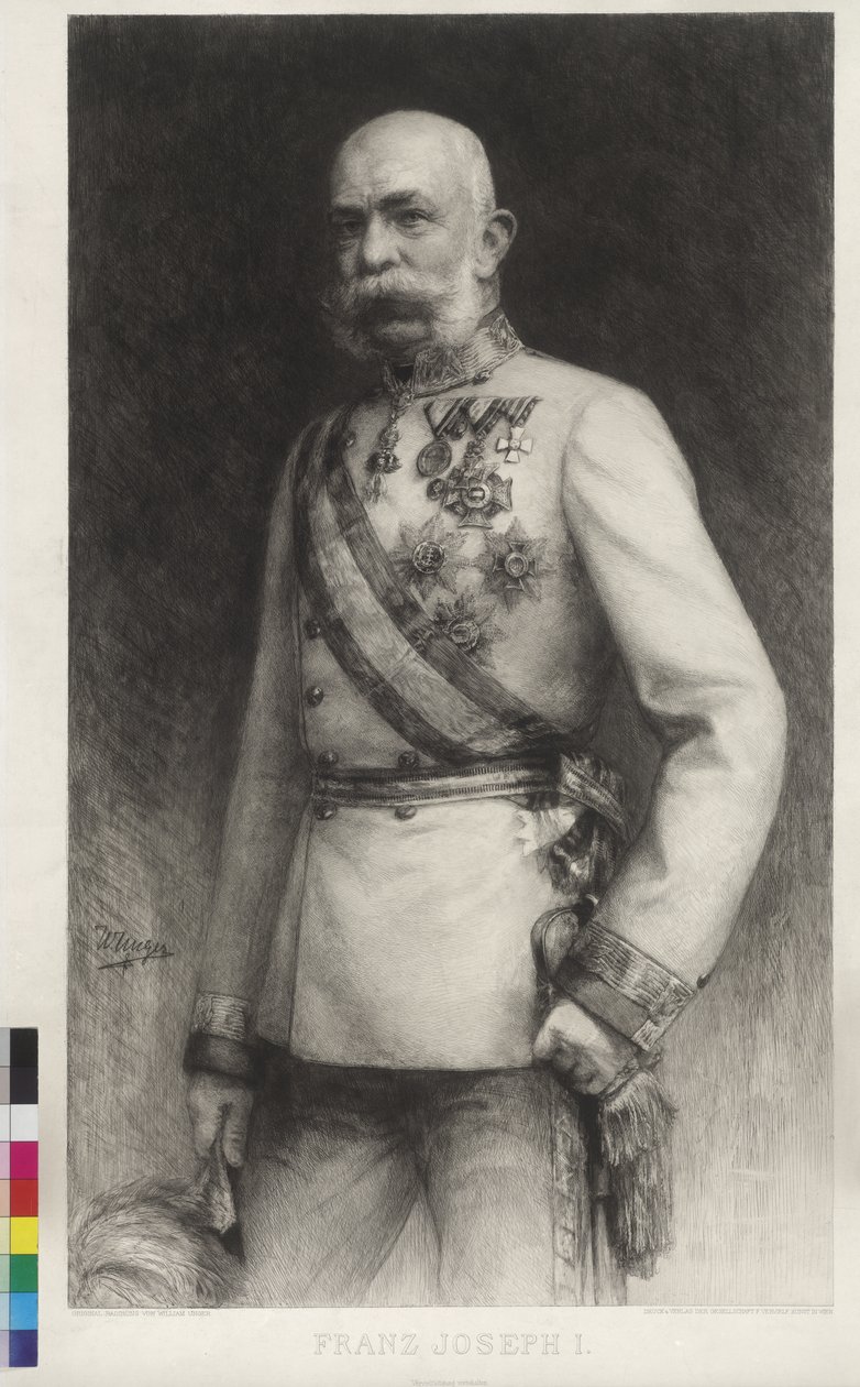 I. Franz Joseph mareşal üniforması içinde by William Unger
