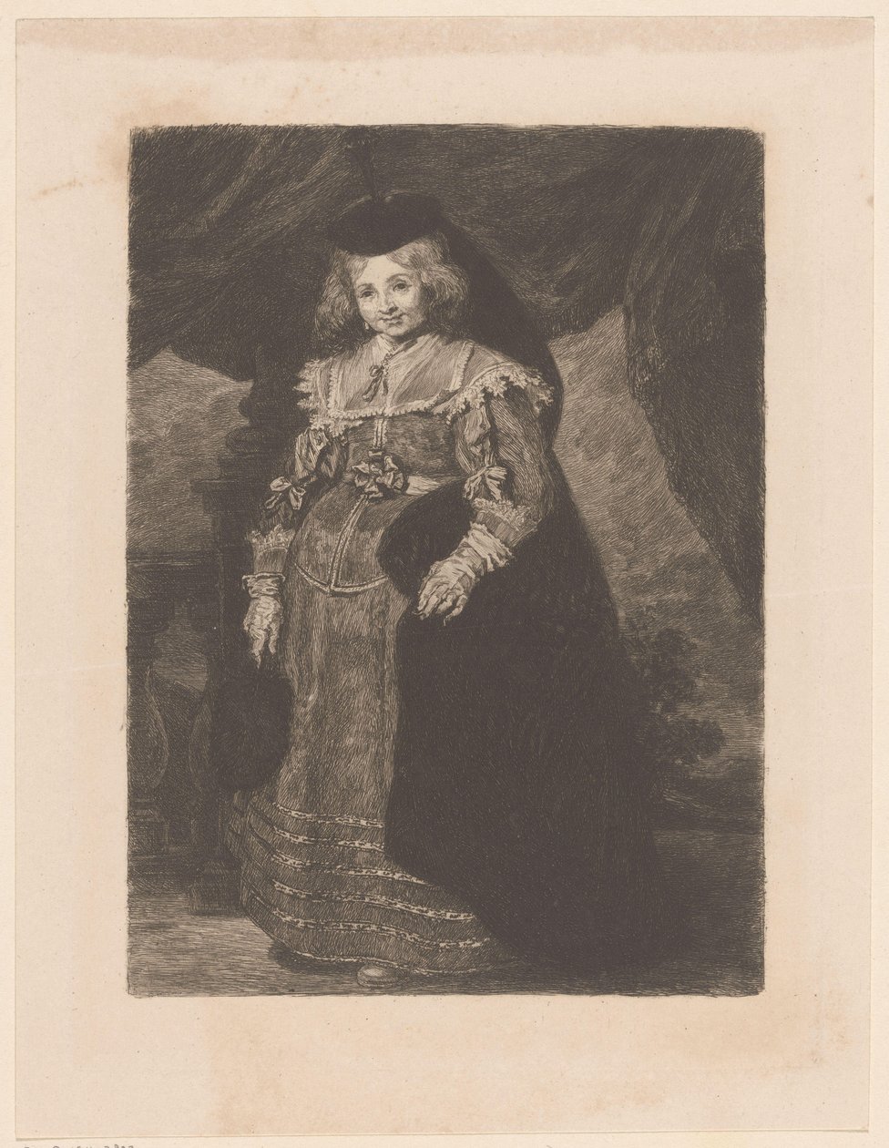 Portret van Emerentia van Beresteyn by William Unger