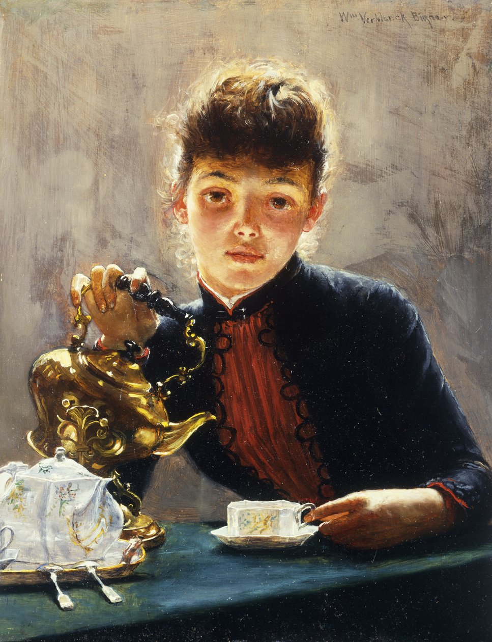 Bir fincan çay, by William Verplanck Birney