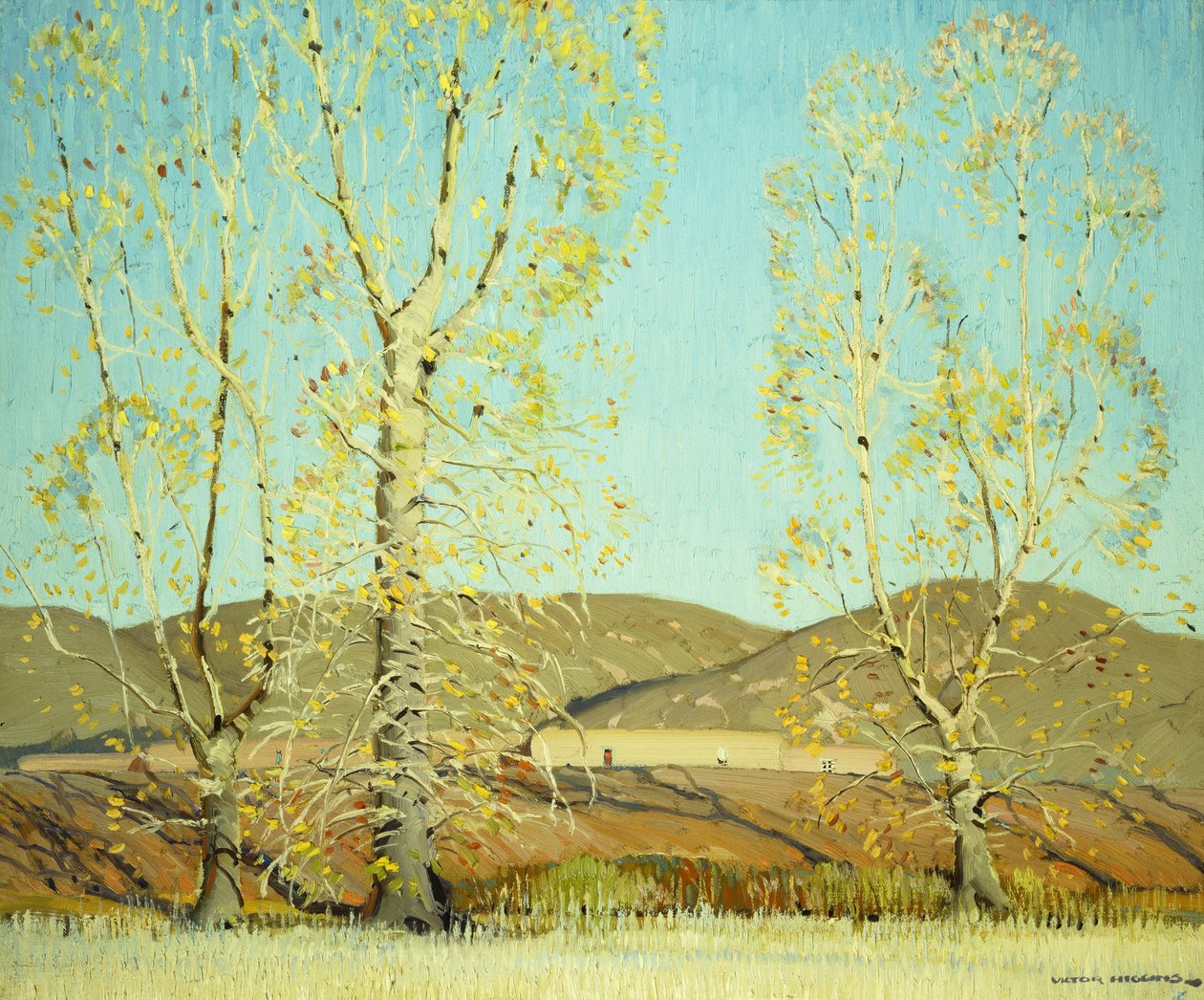 Kasım - Ülke Manzarası by William Victor Higgins