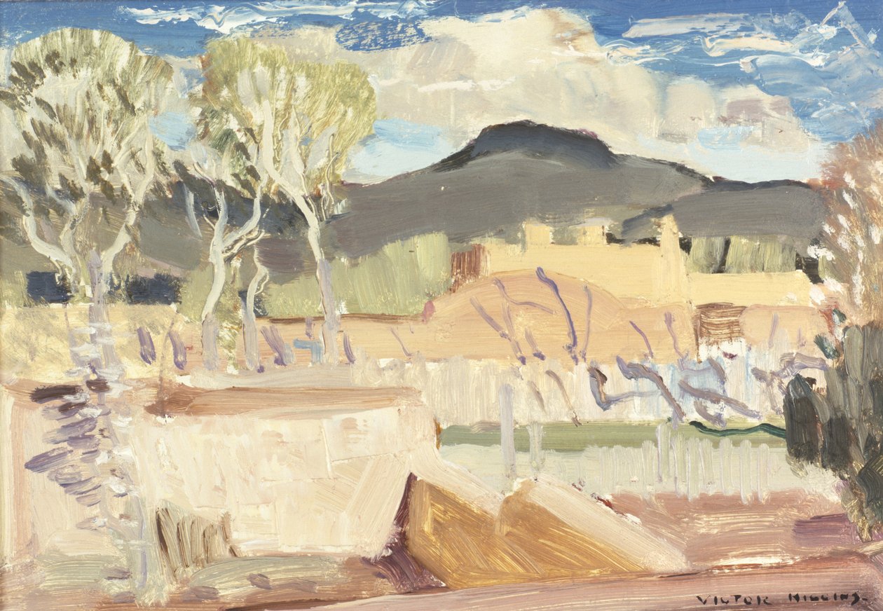 Taos (gemide yağ) by William Victor Higgins