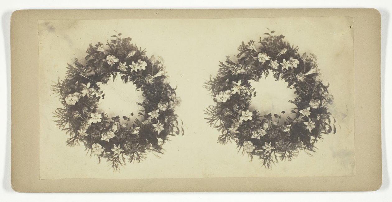 İsimsiz [çelenk], 19. yüzyılın ortalarında. by William W. Culver