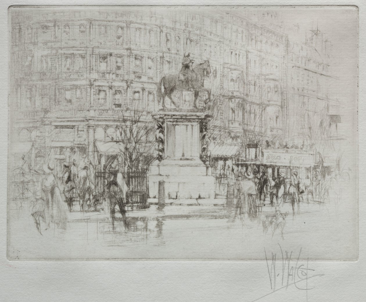 Charing Cross: I. Charles Heykeli by William Walcot