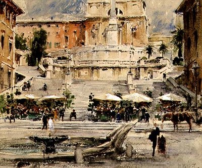 İspanyol Merdivenleri, Roma by William Walcot