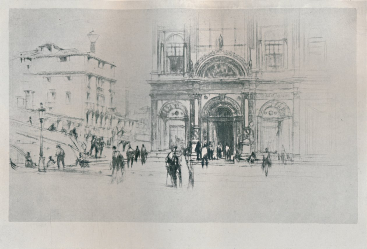St.Marks, 20. yüzyılın başı, 1925. by William Walcot