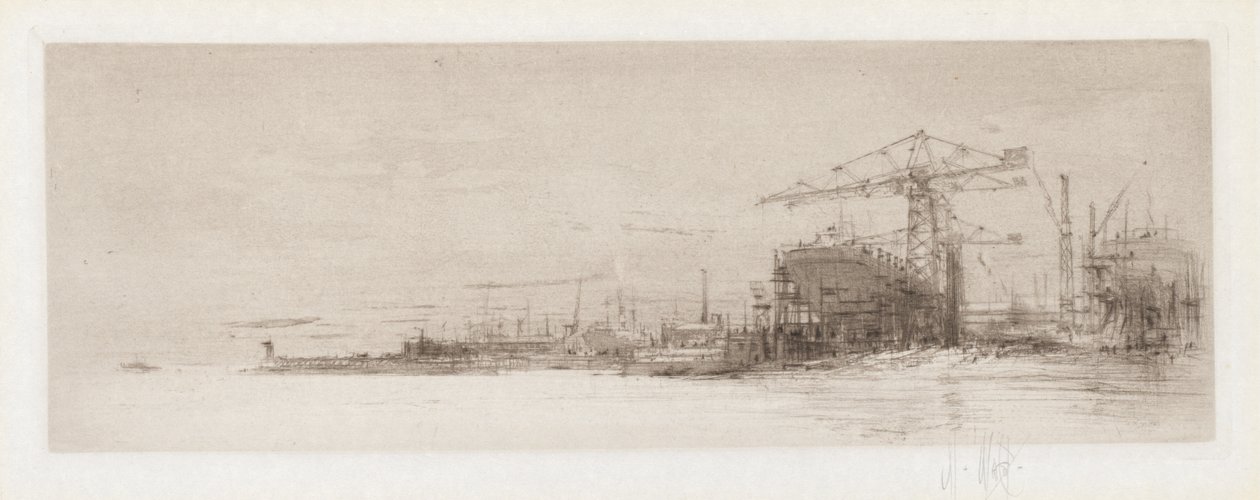 The Arteries of Great Britain serisinden Clyde by William Walcot