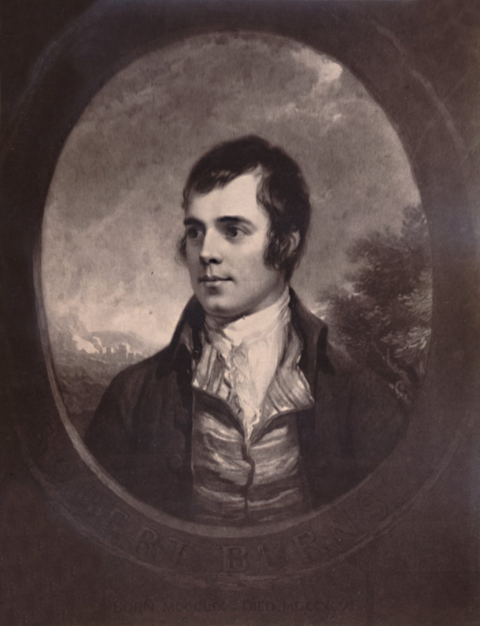 Robert Burns, İskoç şair, 19. yüzyıl 1894 by William Walker