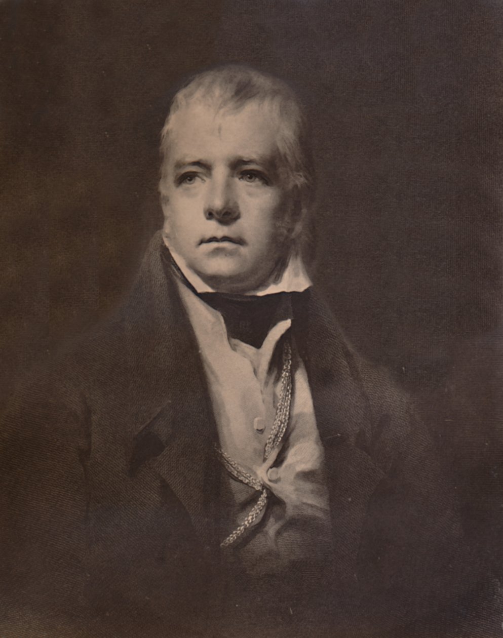 Sir Walter Scott, İskoç romancı ve şair, c1826 1894 by William Walker