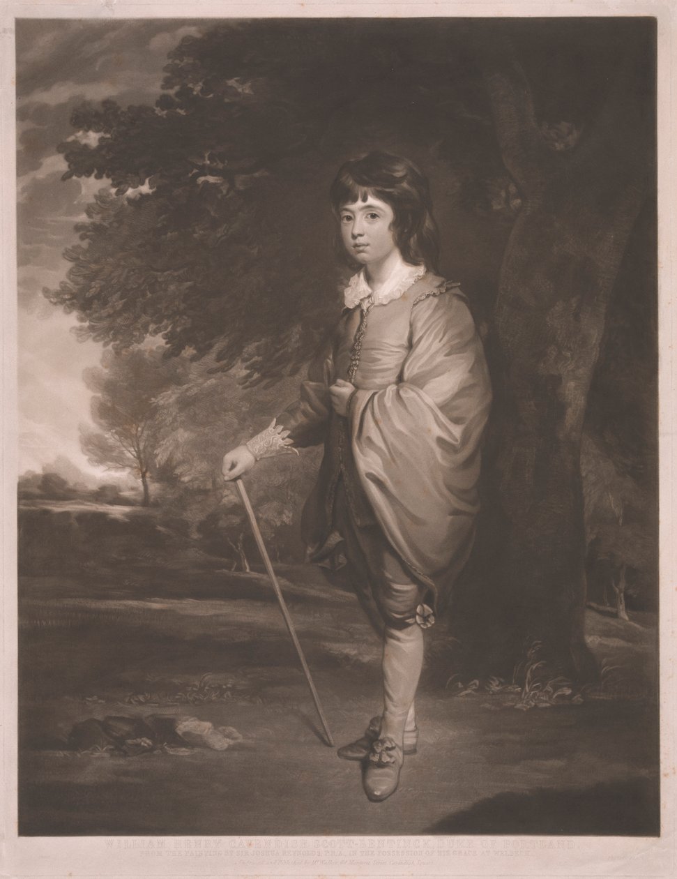 William Henry Cavendish Scott-Bentinck, Portland Dükü, Titchfield Markisi olduğunda by William Walker