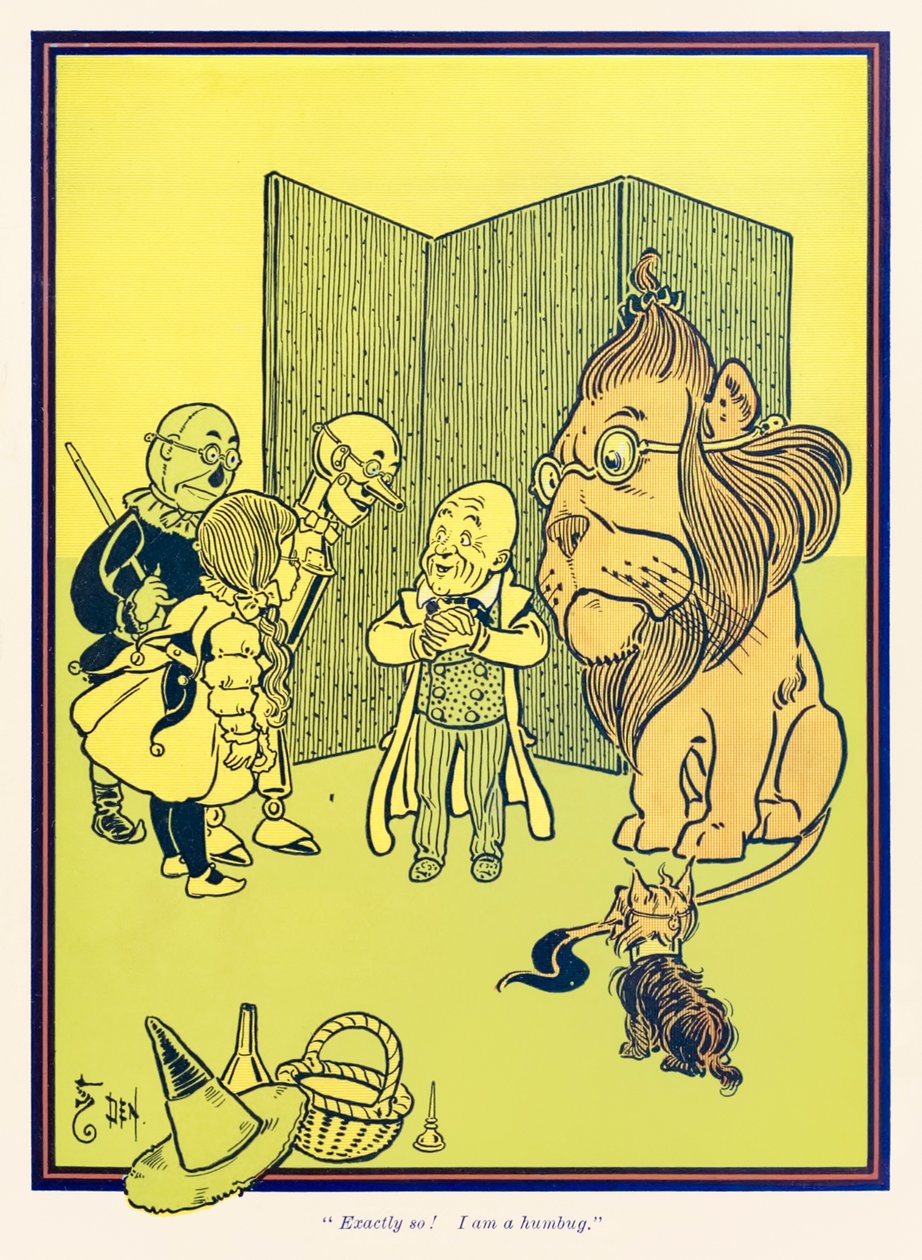 "Aynen öyle! Ben bir serseriyim." L. Frank Baum'un 'Harika Oz Büyücüsü'nden by William Wallace Denslow