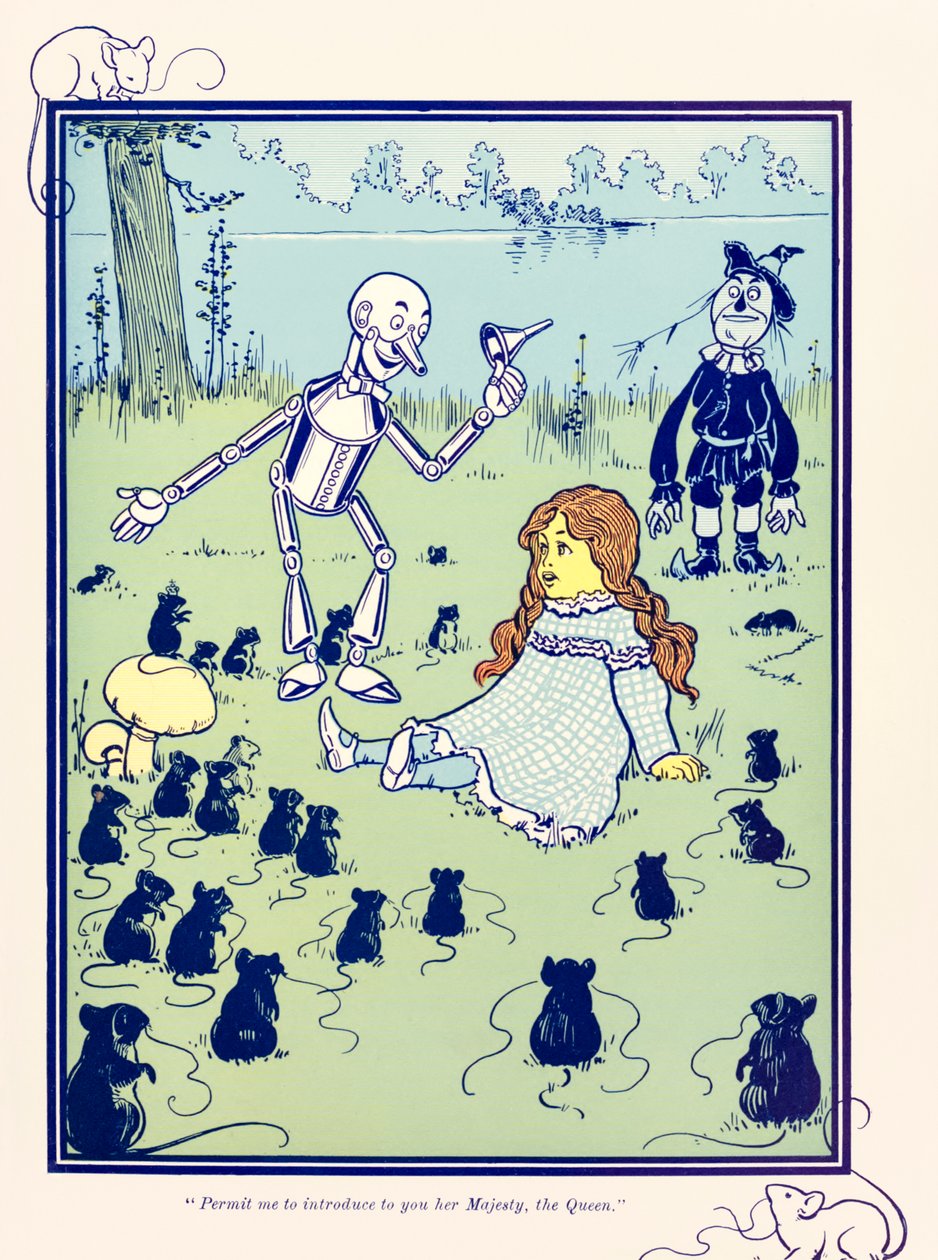 ?Size Majesteleri Kraliçe'yi tanıtmama izin verin.? ?Harika Oz Büyücüsü? tarafından L. Frank Baum by William Wallace Denslow