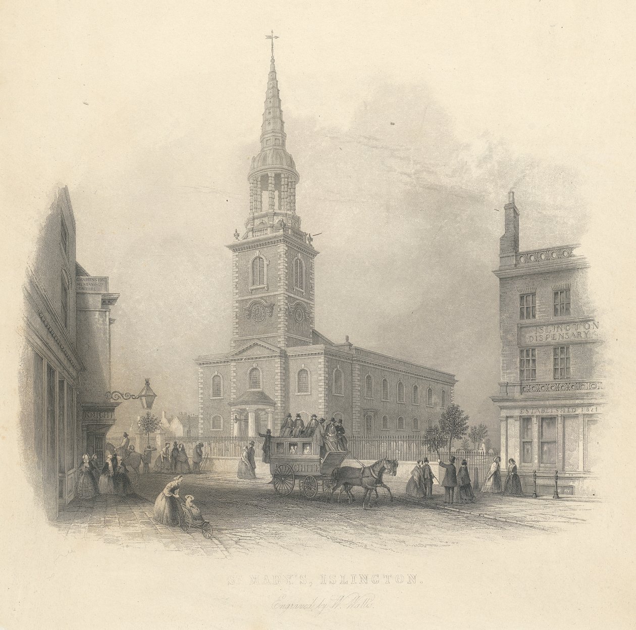 Mary's, Islington by William Wallis