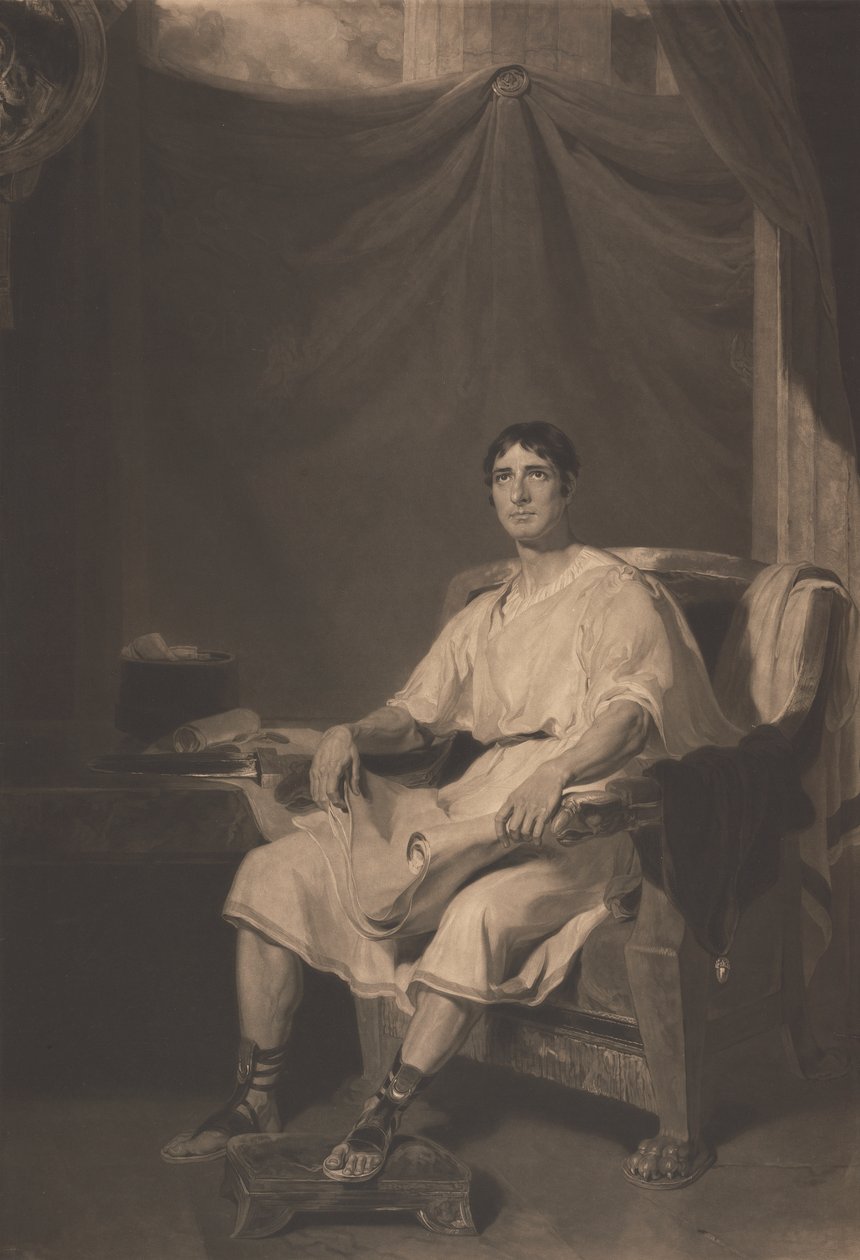 John Philip Kemble Cato olarak by William Ward