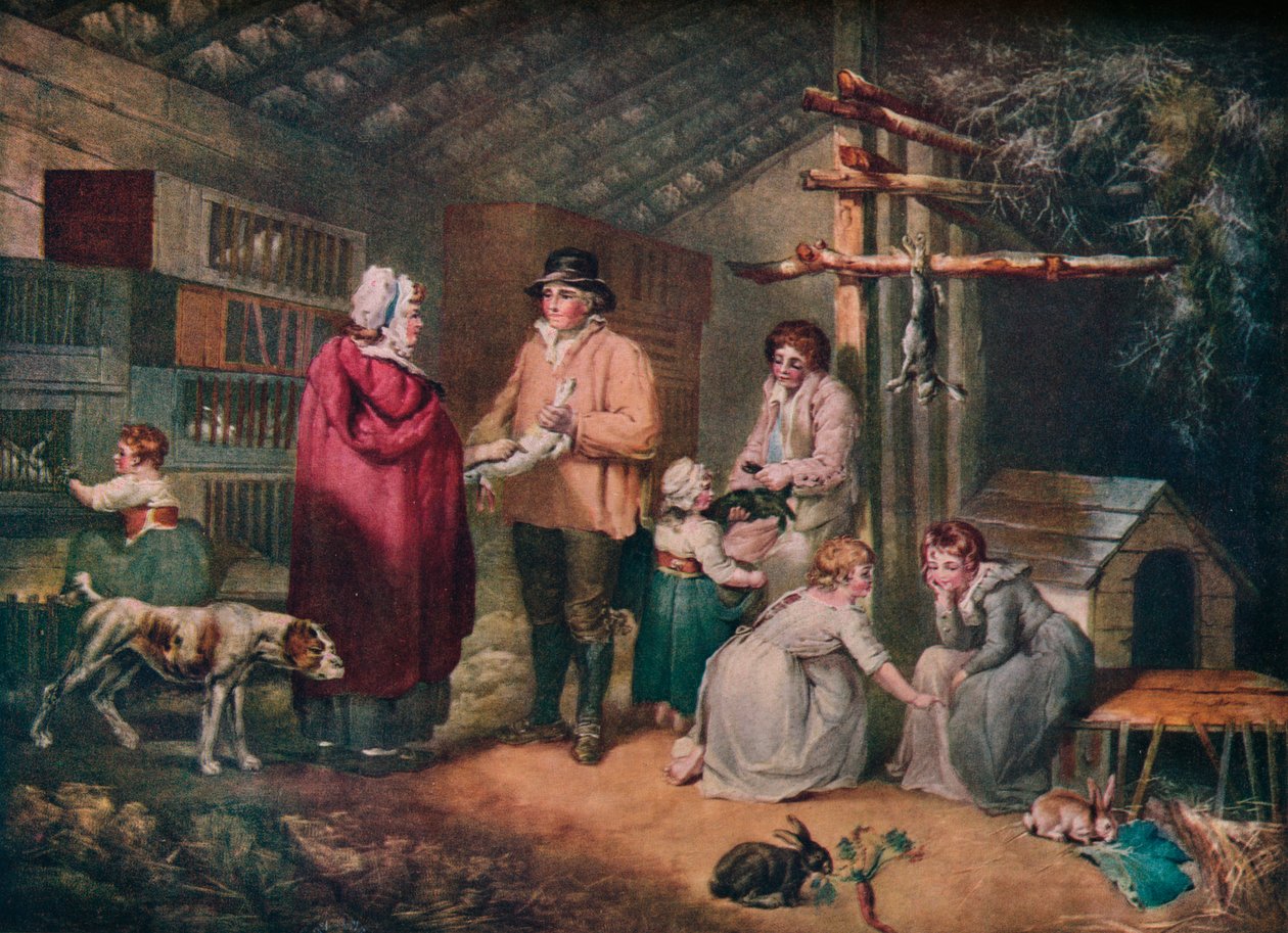 Tavşan Satmak, 1796, 1919 by William Ward