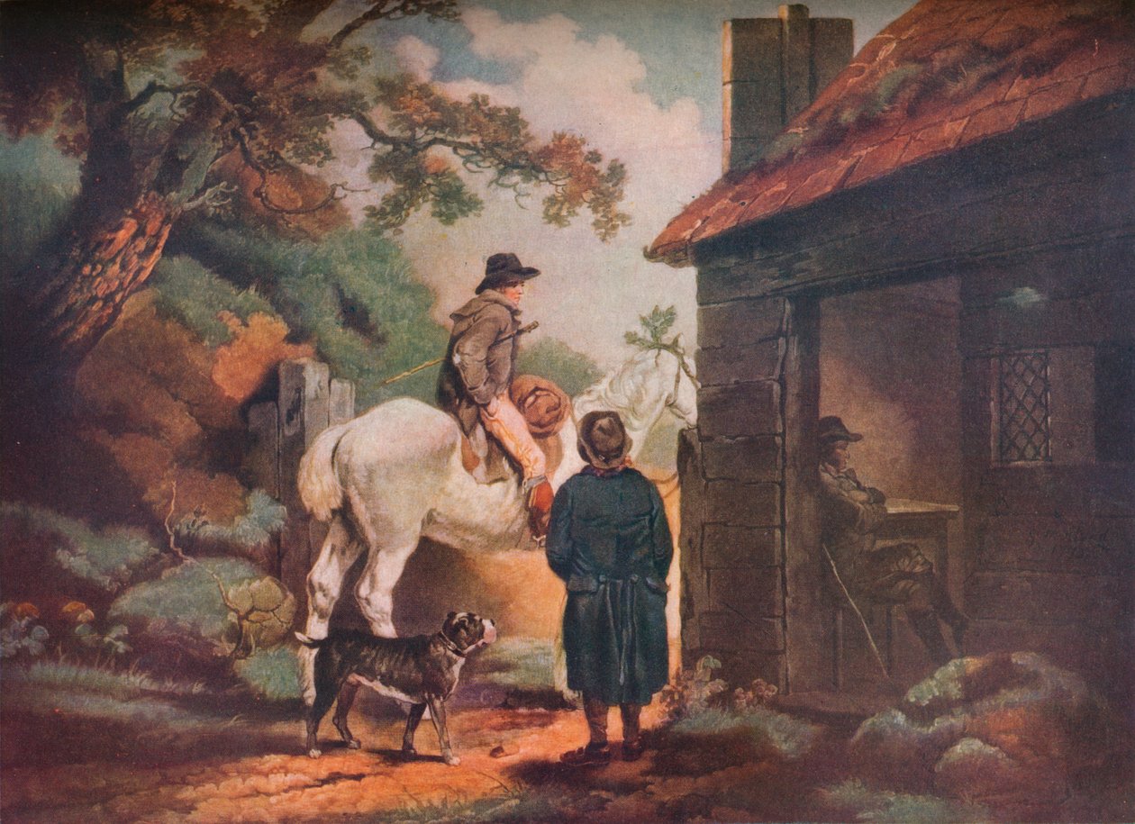 Turnpike Kapısı, c1805 by William Ward