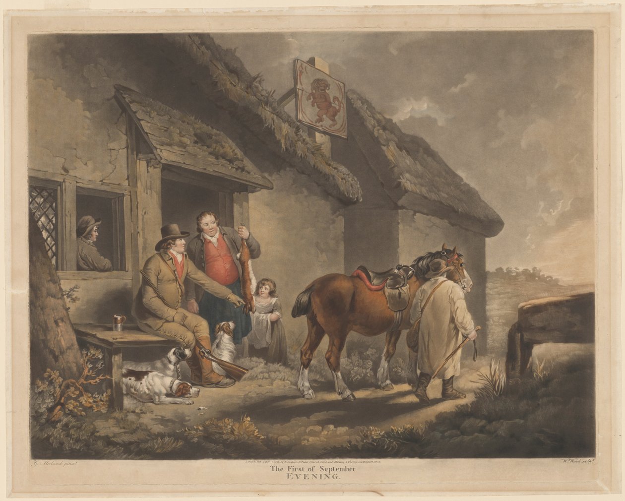 Eylül ayının ilk akşamı by William Ward after George Morland