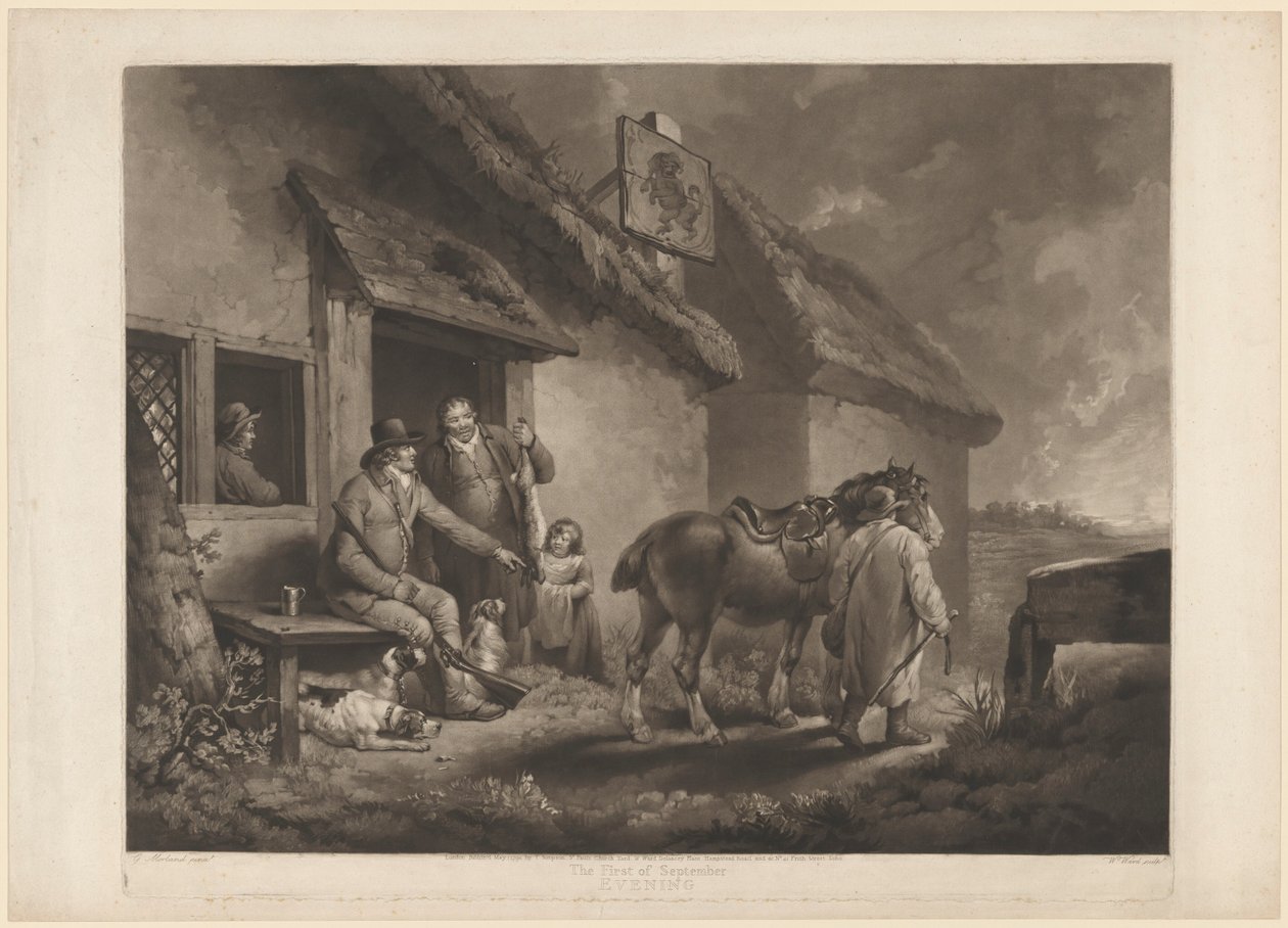 Eylül ayının ilk akşamı by William Ward after George Morland