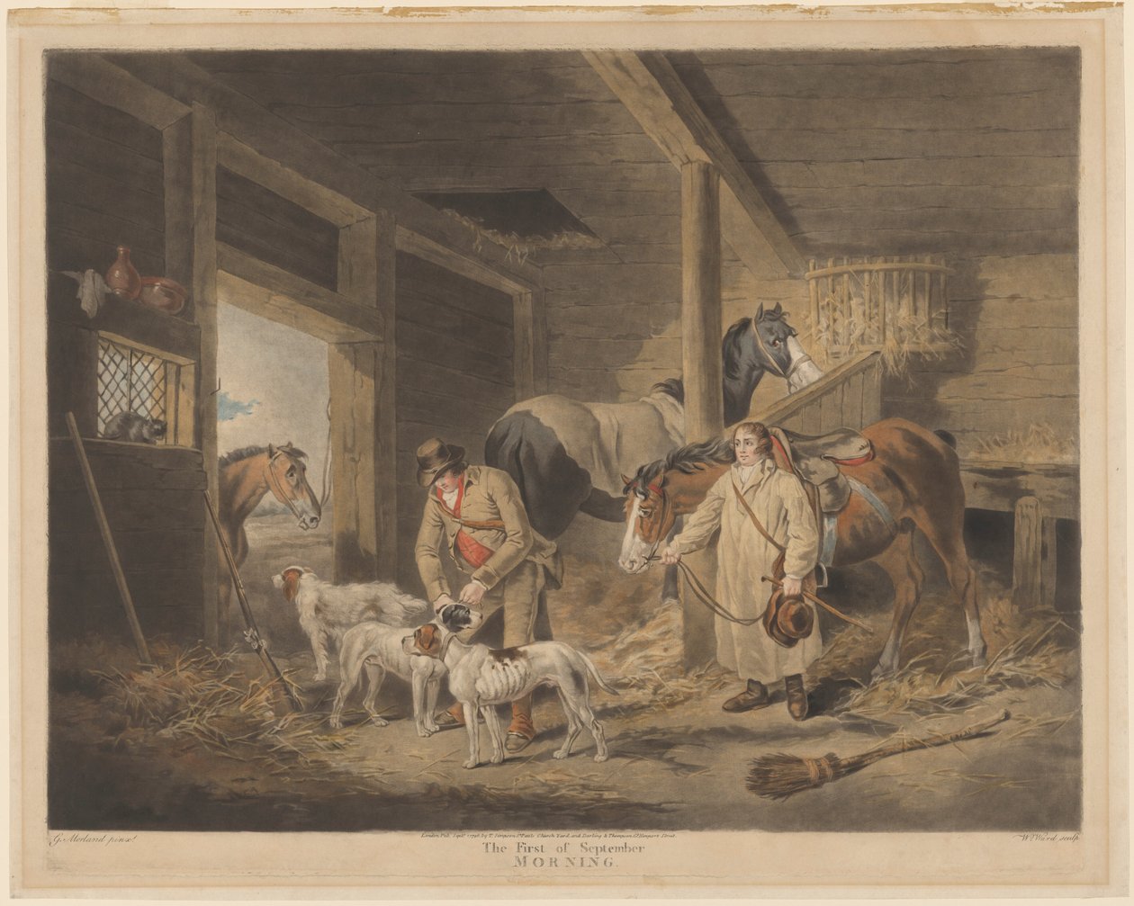 Eylül ayının ilk sabahı by William Ward after George Morland