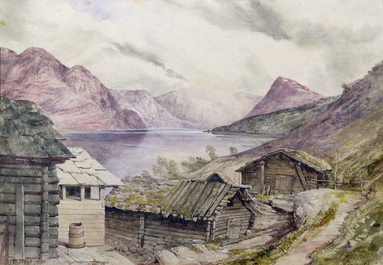 Romsdal Fiyordu, 1850 by William West